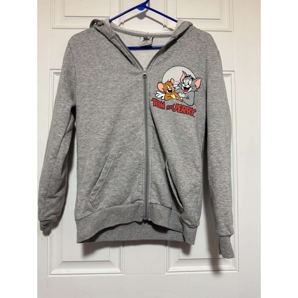Women's juniors XXS Gray  Tom And Jerry Hoodie
